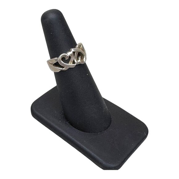Tiffany & Co Paloma Picasso Sterling Silver 925 Heart Ring Size 5 Endless Love - Picture 4 of 8